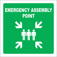 General Information Sign: Emergency Assembly Point