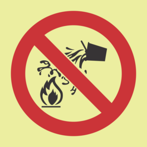 Photoluminescent Sign: F26 Water Extinguishing Agent