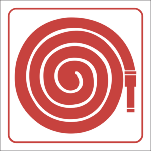 FB3 Photoluminescent-Cromodeck Fire Hose 190mm x 190mm