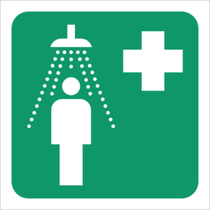 General Information Sign: GA20 Safety Shower
