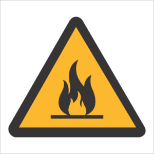 Warning Sign: WW2 Fire Hazard