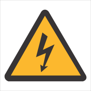 Warning Sign: WW7 Electric Shock Hazard